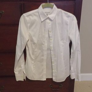 White button down